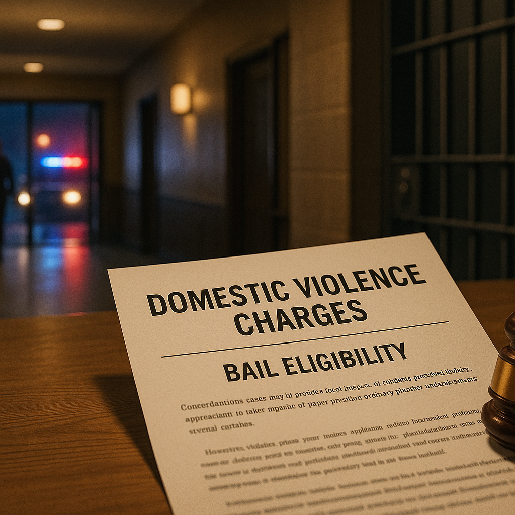 Las Vegas bail bonds information for Las Vegas Bail Bonds for Domestic Violence Charges: Understanding Bail Eligibility and What Happens Next