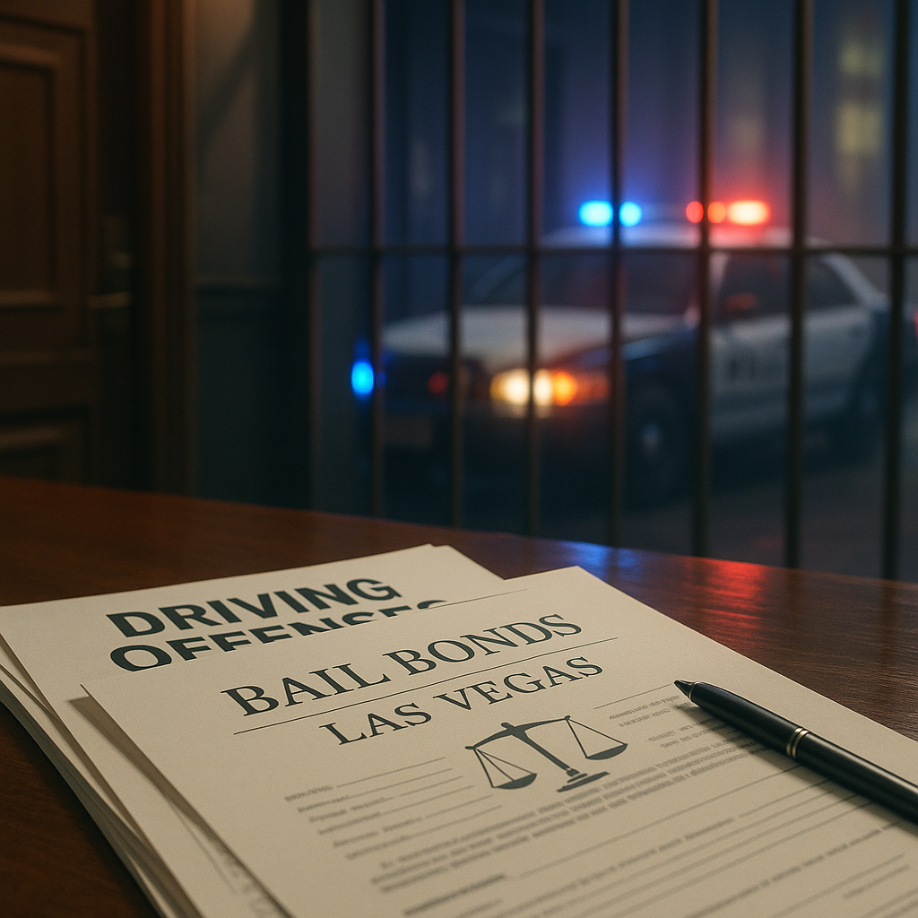 Las Vegas bail bonds information for Fast-Track Bail Bonds for Driving Offenses in Las Vegas: Your Guide to Quick Release Options