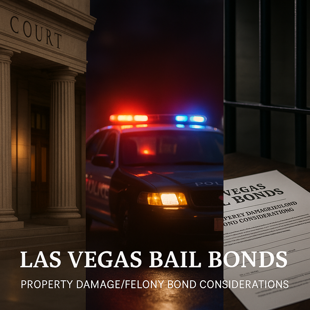 Las Vegas bail bonds information for Las Vegas Bail Bonds for Property Damage and Felony Cases: What You Need to Know