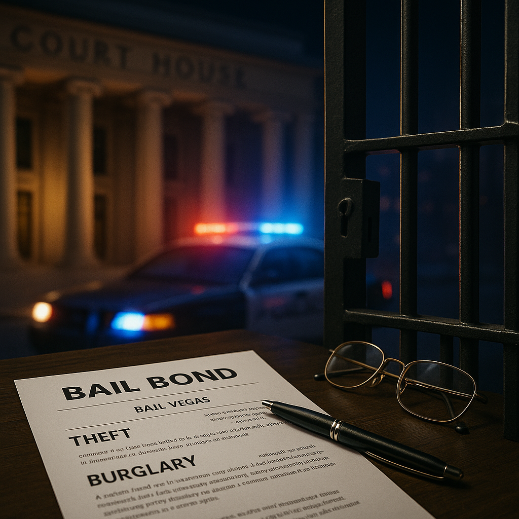 Las Vegas bail bonds information for Theft, Burglary, and Bond Timelines in Nevada: What Las Vegas Defendants Need to Know