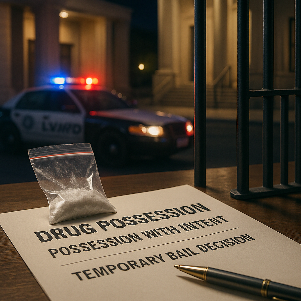Las Vegas bail bonds information for Las Vegas Bail Bonds for Drug Possession and Intent to Distribute: Understanding Your Options After Arrest